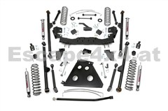Höherlegungsfahrwerk - Rough Country - Long Arm Lift Kit - Jeep Wrangler JK +4" (4-türer)
